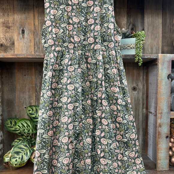 Natural Life Floral Button Front Amelia Dress Sz XL - Picture 6 of 8